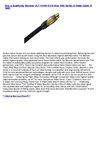 Cheap Price Electronics - Monster ULT V1000 SV-8 Ultra 1000 Series S-Video Cable (8 feet)