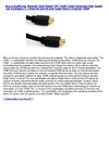 Cheap Price Electronics - Menotek Gold Plated 10FT HDMI Cable Advanced High Speed Cat 2Category 2 + Ethernet and 3D...