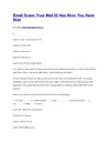 Email Scam