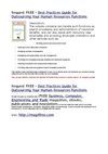 Best Practices Guide for Outsourcing Your Human Resources Functions