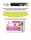 No No Hair Removal Device Putting an End to Unwanted Hair Growth