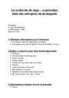 Fiche de recherche de stage