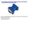 Cheap Price Electronics - BLUE Color DVI-I Female (24+5 pin) to VGA SVGA Male (15-pin) Connector Convert Adapter Cable