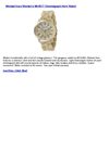 Michael Kors Women's MK5217 Chronograph Horn Watch