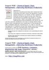 Infor, Chemical Supply Chain Management - Improving Warehouse Productivity, Supply Chain, Chemicals, Manufacturing,...