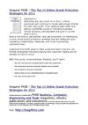 MarkMonitorÂ®, MarkMonitorÂ®Guide, The Top 10 Online Brand Protection Strategies for 2011, brand protection...