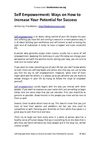 Self Empowerment_ Ways on How to Increase Your Potential for Success