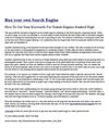 Run your own Search Engine