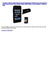(9 Colors Option) Apple iPod Touch 3rd Generation Silicone skin case cover for iPod Touch 2G 3G, iTouch 8GB, 16GB,...