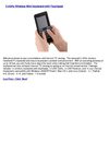 2.4GHz Wireless Mini Keyboard with Touchpad