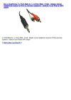 Cheap Price Electronics - 2 x RCA Male to 1 x 3.5mm Male - 6 feet - Adapts stereo headphone output to RCA to connect...