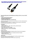 Cheap Price Electronics - Aurum Cables High Speed HDMI Cable, 1080p (Full HD) 90 Degree (Right Angle) HDMI to HDMI...