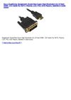 Cheap Price Electronics - Bargaincell- Brand New Super High Resolution 2m (6 Feet) HDMI - DVI Cable For HDTV, Plasma,...