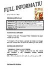 Full informatiu del 14 al 18 de febrer del 2011