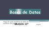 BASES DE DATOS
