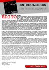En Coulisses n°3, février 2011, Le bulletin d'information de la compagnie Tutti Arti