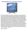 Samsung UN46C6900 46 Class 1080p 120Hz LED-LCD HDTV