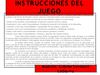 INSTRUCCIONES DEL JUEGO