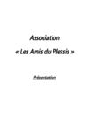 Association "les Amis du Plessis" - présentation