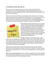 A Few Effective Anxiety Self Help Tips