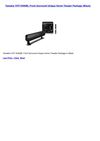Yamaha YHT-S400BL Front Surround Unique Home Theater Package (Black)