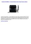 Yamaha RX-V3900BL 7.1-Channel Network Home Theater Receiver (Black)