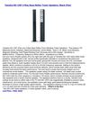 Yamaha NS-125F 2-Way Bass-Reflex Tower Speakers, Black (Pair)
