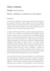 Política y Ciudadanía.
