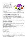 Types of Football Sports Bets You Should Know