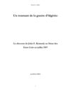 Les Etats Unis et La guerre d Algérie discours de JFK en 1957