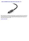 Belkin Av20000B03 PureAV Digital Optical Audio Cable - 3 Ft.