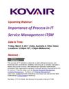 Importance of Process in IT Service Management-ITSM