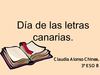 Día de las letras canarias.