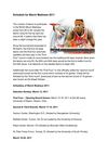 Schedule for March Madness 2011