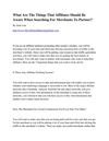 What Are The Things That Affiliates Should Be Aware When Searching For Merchants To Partner