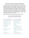 LA CREACIÓN DE LOS NUEVOS ENTORNOS