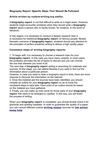 Biography Report: Specific Steps That Should Be Followed 