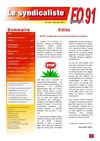 Union départementale FO de l'essonne - journal "le syndicaliste" février 2011