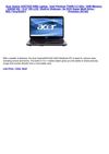 Acer Aspire AS5732Z-4280 Laptop - Intel Pentium T4400 2.2 GHz 3GB Memory 320GB HD 15.6 HD LCD Built-in Webcam 8x...