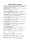 Sorties plantes sauvages Guillestrois et Ecrins