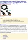  PTC 10 ft High Speed HDMI 1.3 Category 2 Certified Cable w/Ferrite Cores (Gold Plated Connectors) - Supports PS3...