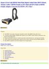  Skque 6 Foot Gold HDMI Male/Male Digital Audio/Video HDTV/Home Theater Cable+HDMI Female to DVI Male and DVI Male to...