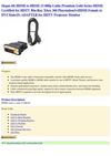  Skque 6ft HDMI to HDMI 13 680p Cable Premium Gold Series HDMI Certified for HDTV Blu-Ray Xbox 360 Playstation3+HDMI...