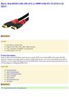  Black / Red HDMI Cable 10ft 10 ft 1.3 1080P FOR PS3 TO DVD LCD HDTV eforcity