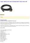  Cmple - HDMI to DVI Cable Gold Digital HDTV Male to Male -10ft Cmple