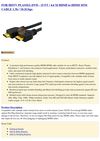  FOR HDTV PLASMA DVD - 15 FT / 4.6 M HDMI to HDMI M/M CABLE 1.3b / 10.2Gbps eforcity