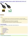  Skque 2X 6FT HDMI CABLE For HDTV XBOX BLURAY DVD LCD PLASMA Skque