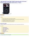  Apple Ipod Ipod Classic 80gb 160gb Premium Reusable LCD Screen Protector with Lint Cleaning Cloth By Ikross ( 3...