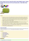Apparel Kroo Camera Case for Canon Powershot Camera Digital Camera + Bonus Bundled with Universal LCD Screen...