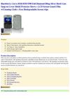  Blackberry Curve 8520 8530 9300 Full Diamond Bling Silver Hard Case Snap on Cover Shield Protector Sleeve + LCD...